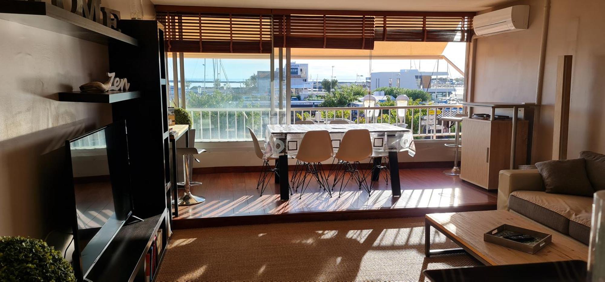 Residence De Standing La Pecherie Spacieux T3 Comme Un Cocon Familial Vue Mer Et Sur L'Avant Port Sur Le Bout Du Bout De Cap D'Agde Seule Cap En Occitanie 외부 사진